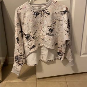 RARE marble high low sweatshirt from Gymshark